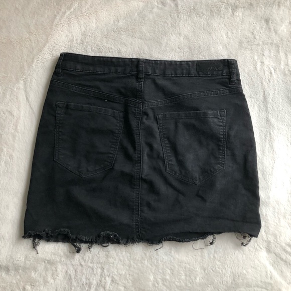 Garage Jean black mini skirt - Picture 2 of 2